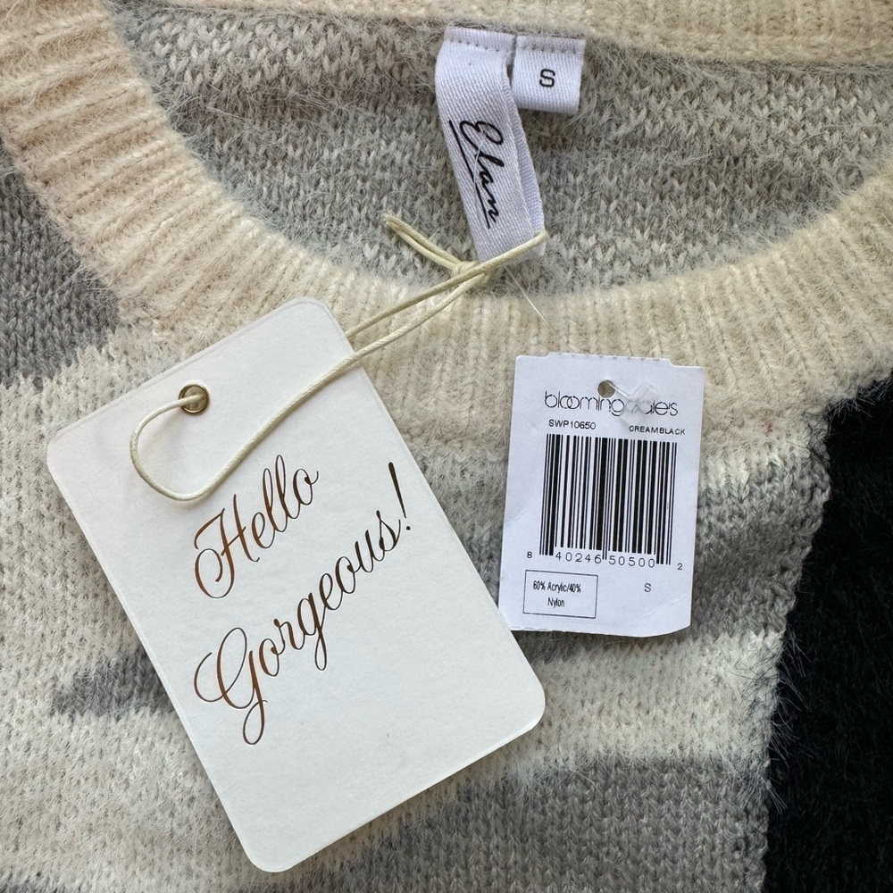 ELAN | Bloomingdale’s Mixed Animal Print Sweater - Small - Picture 11 of 16